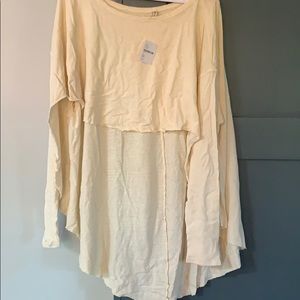 Free people shirt and short set brand new